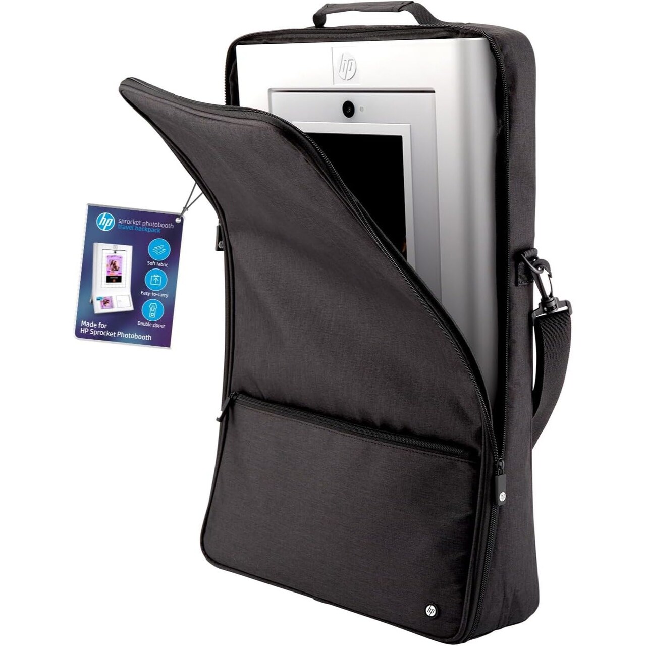 HP Premium Carrying Padded Storage Case w/Removable Shoulder Strap for Sprocket Photobooth (Black)